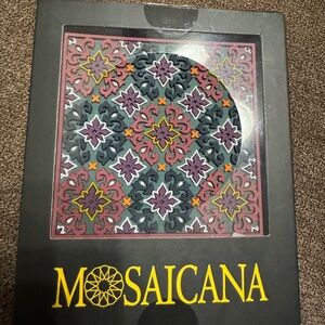 MOSAICANA Decorative Coaster Set. New.